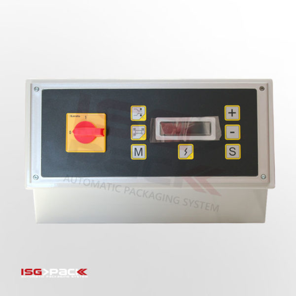 Shrink wrap machine control panel