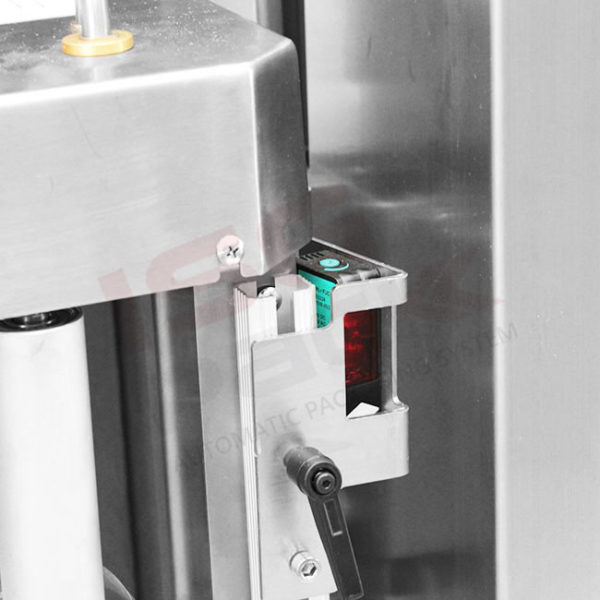 Fotocellula lettura prodotti per carrello prestiro fasciapallet in acciaio inox