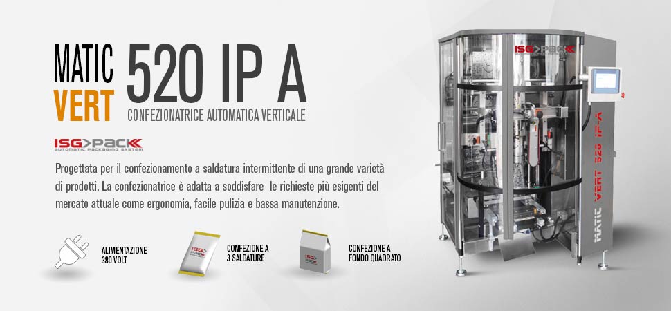 scheda prodotto confezionatrice verticale automatica