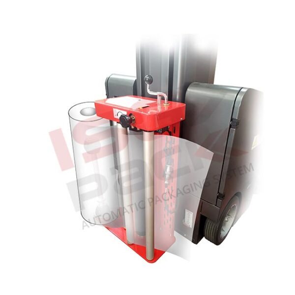 Inserimento del film carrello prestiro Robo Wrap 600A