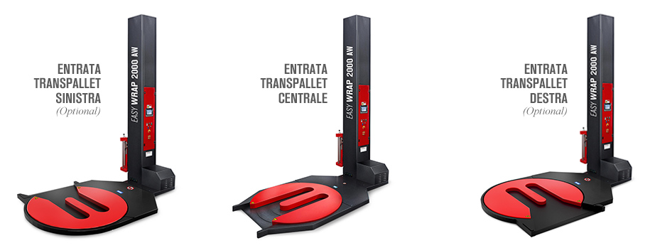 Entrata transpallet destra e sinistra