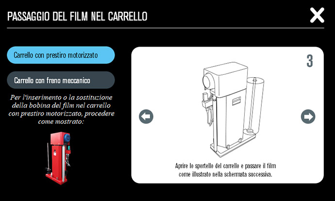 Tutorial inserimento/cambio bobina film