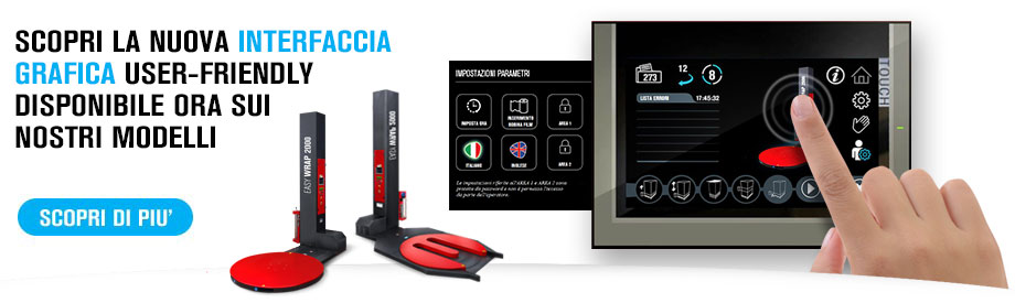Nuova interfaccia Avvolgitori semiautomatici
