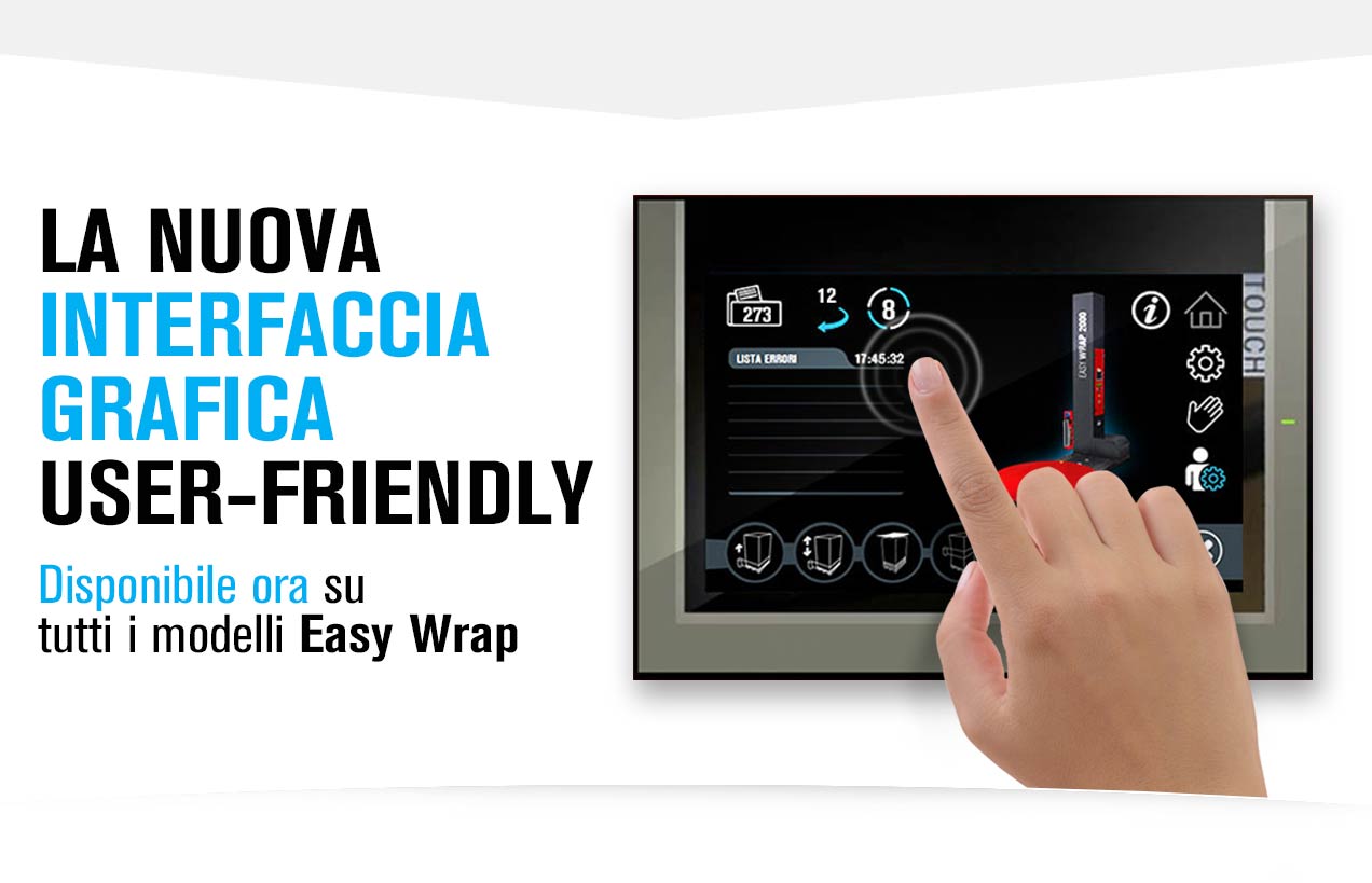 La nuova interfaccia dei modelli Easy Wrap