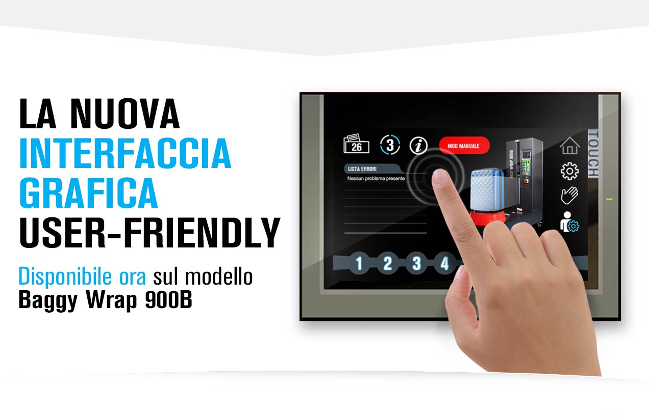 La nuova interfaccia del modello Baggy Wrap 900B