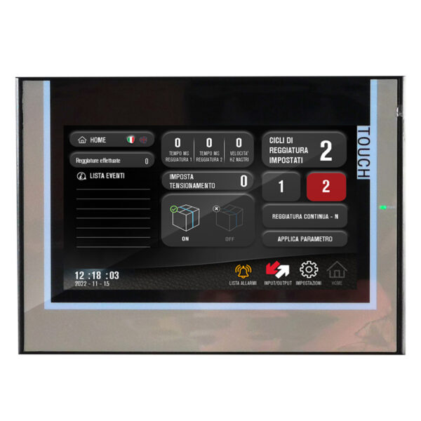 Display touch a colori reggiatrice Speed Strap