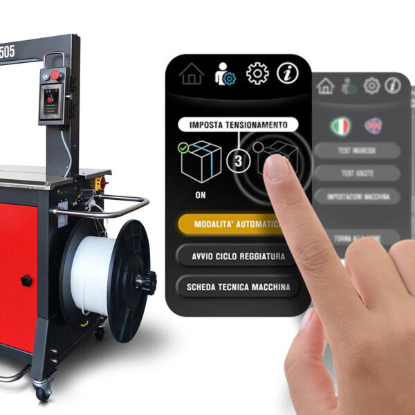 Display touch reggiatrice automatica Speed Strap