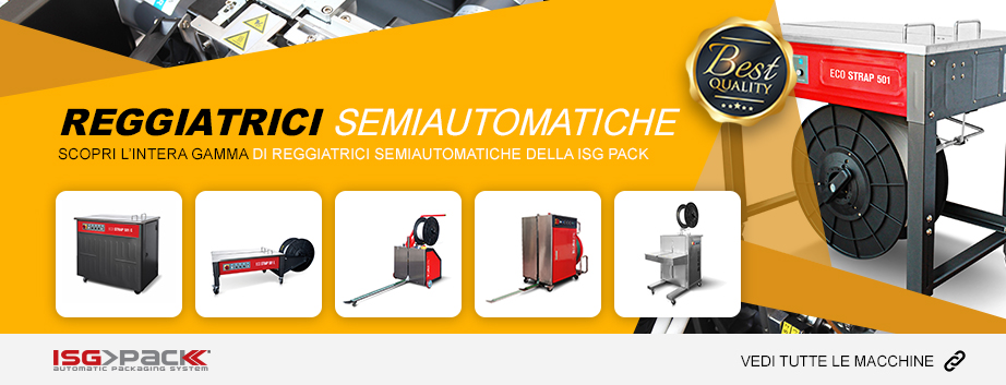 Reggiatrici semiautomartiche Isg Pack