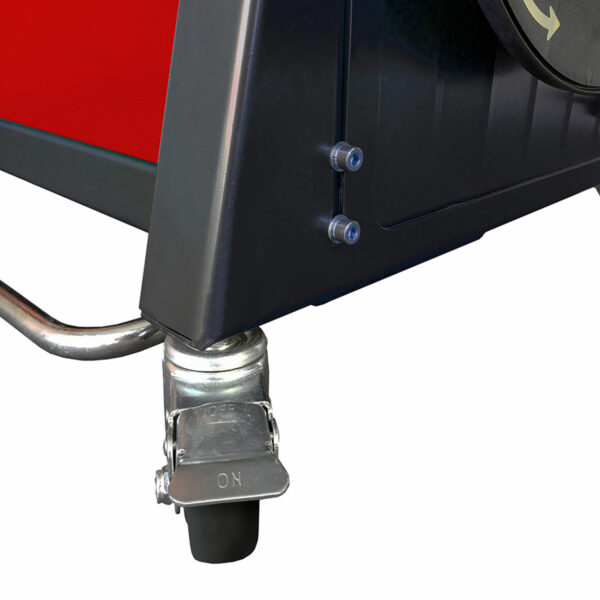 Ruote con sistema di blocco per reggiatrice automatica