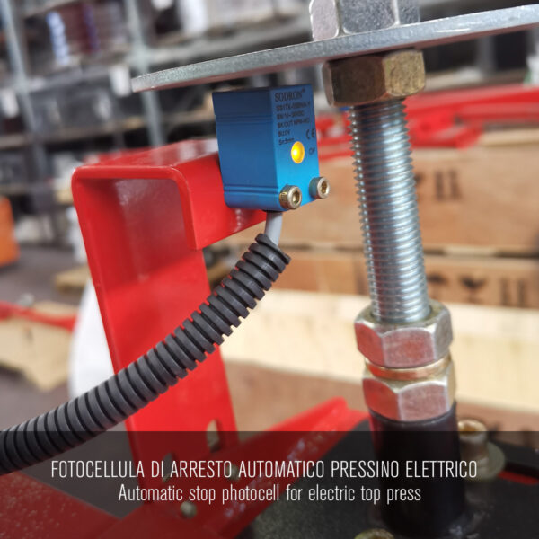 Pressino elettrico per stabilizzazione prodotti