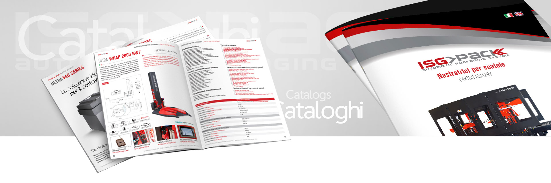 Cataloghi macchine per imballaggio ISGPACK
