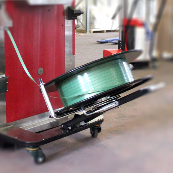Sistema cambio bobina lanciareggia Flexy Strap T550
