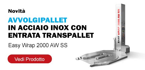 Avvolgipallet in acciaio Inox Easy Wrap 2000 AW SS