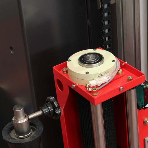 Dettaglio frizione elettromagnetica avvolgipallet isgpack