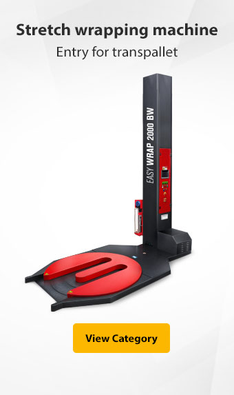 Stretch wrapping machine open table