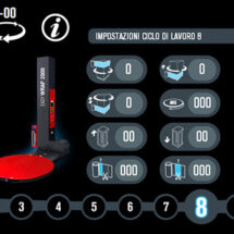 Work cycles settings 1 – 10