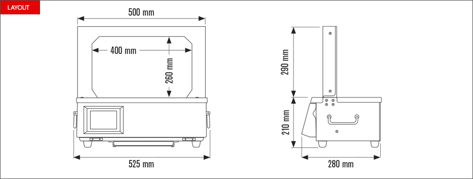 Layout fascettatrice Easy band 356-250
