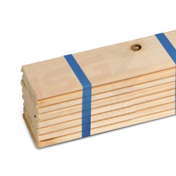 Rilegatura aste in legno con fascettatrice automatica