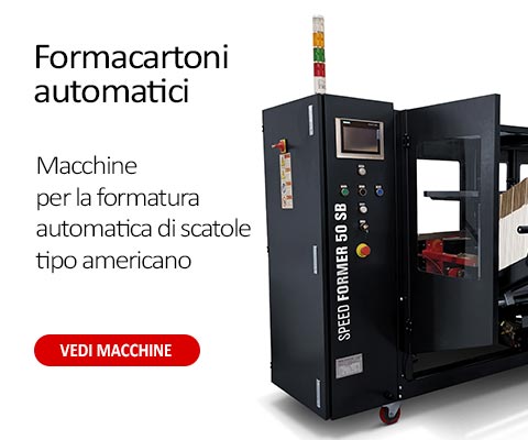 Formacartoni automatici per la formatura di scatole di tipo americano