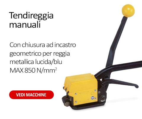 Tendireggia manuali con chiusura ad incastro geometrico