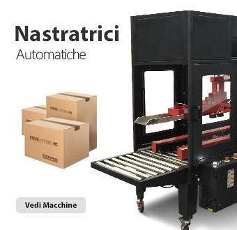 Nastratrici automatiche per la nastratura di scatole in cartone tipo americano