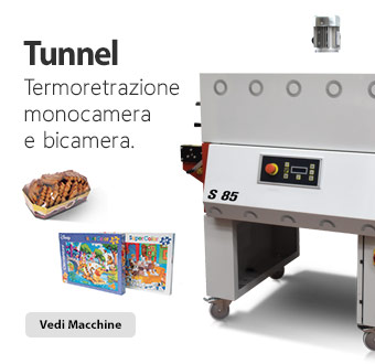 Tunnel di termoretrazione monocamera e bicamera