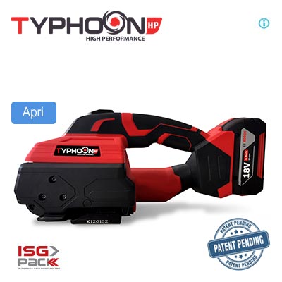 Reggiatrice a batteria Typhoon HP 2021