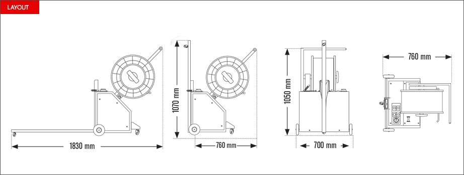 Layout Pallet Strap T45
