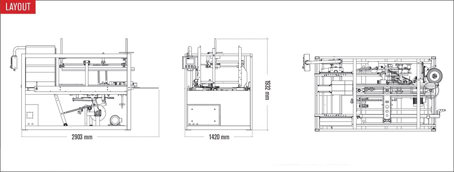 Layout Formatore per scatole Ultra Form 40 T