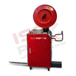 Reggiatrice semiautomatica per pallet modello Pallet Strap T150