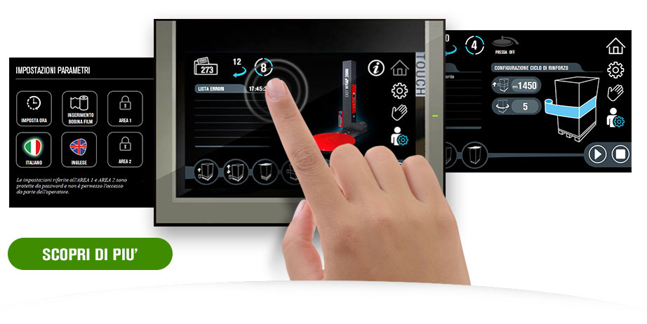 La nuova interfaccia dei modelli Easy Wrap