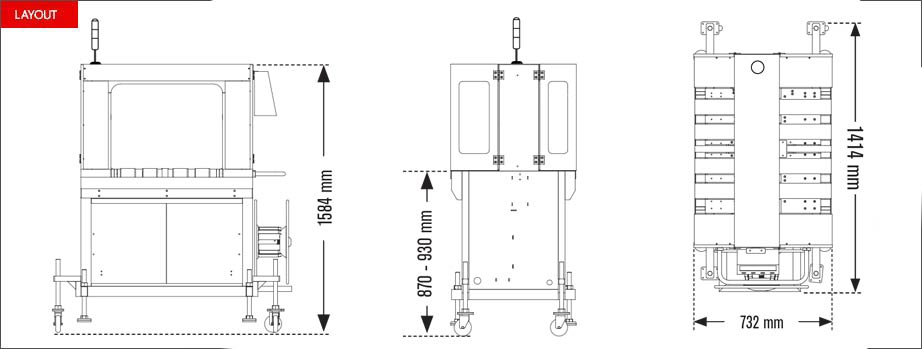 Layout reggiatrice automatica Speed Strap 505B
