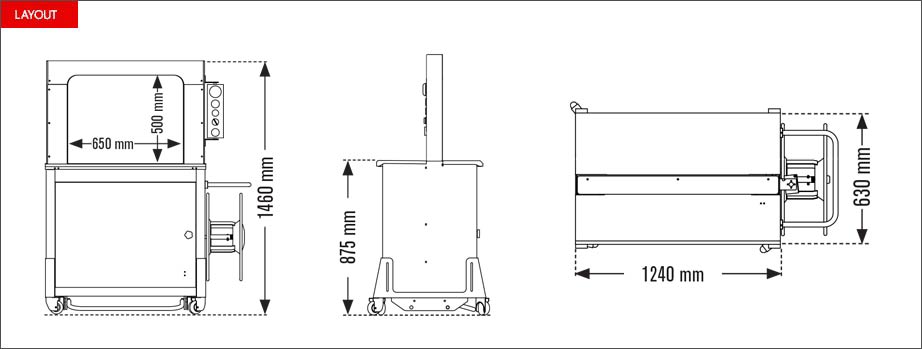 Layout reggiatrice automatica Easy Strap 309 - 312