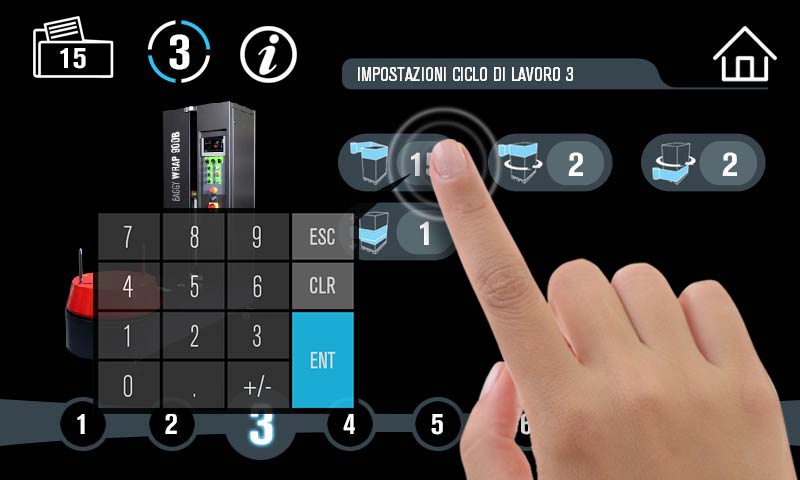 Impostazione digitale dei parametri