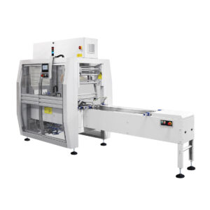 Confezionatrice flow pack SI550S con porta bobina alta e barra saldante da 250 mm