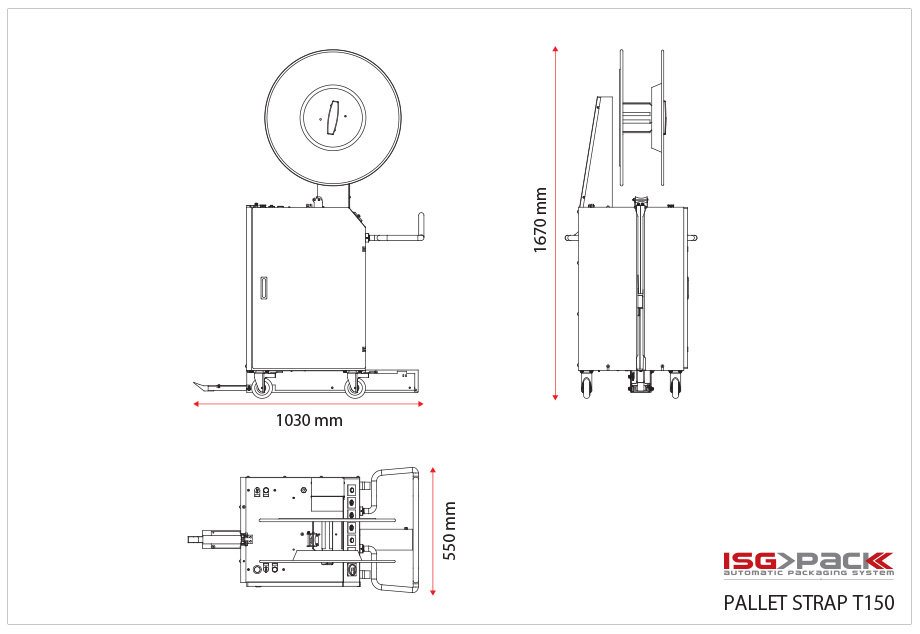LAYOUT PALLET STRAP T150
