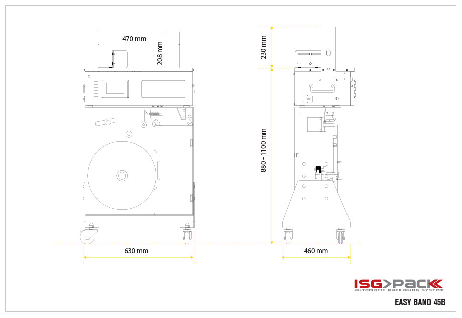Layout Easy band 45B