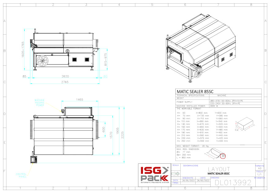 LAYOUT MATIC SEALER 85SC