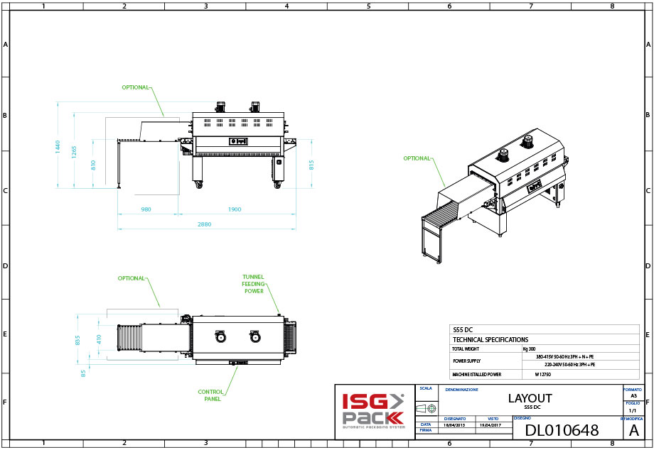 LAYOUT TUNNEL S55 DC