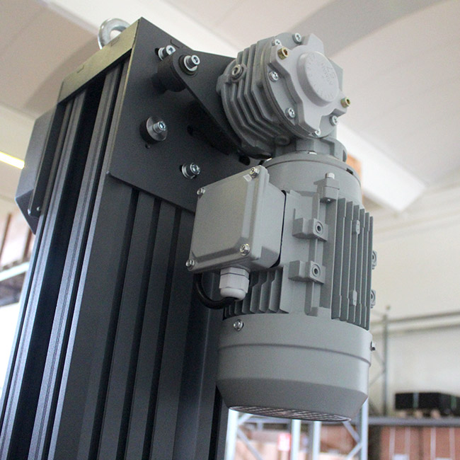 Motore carrello porta bobina Motore carrello porta bobina