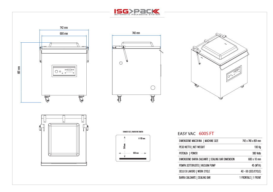 LAYPUT EASY VAC 600S FT