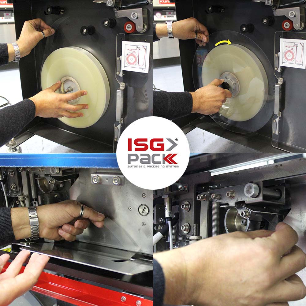 Caricamento fascetta fascettatrice Easy band 45 Caricamento fascetta fascettatrice Easy band 45